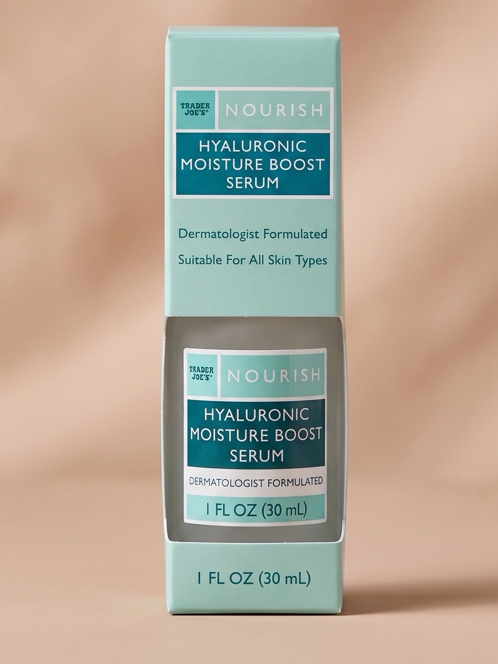 Trader Joe's Nourish Hyaluronic Moisture Boost Serum 1 oz Skincare